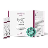 Sanhelios® Beauty Kollagen HAUT-ELIXIER - Anti-Aging zum Trinken - der Testsieger - 30 Trinkampullen - 2500mg Premium-Kollagen, Biotin, Kupfer & Vitamin C, Blütenhonig & Gelée Royale